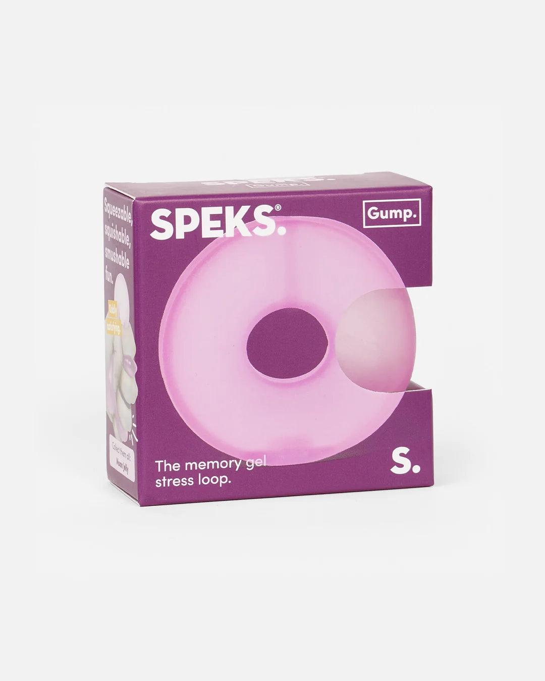 SPEKS. Gump. Memory Gel Stress Loop - Moon Jelly