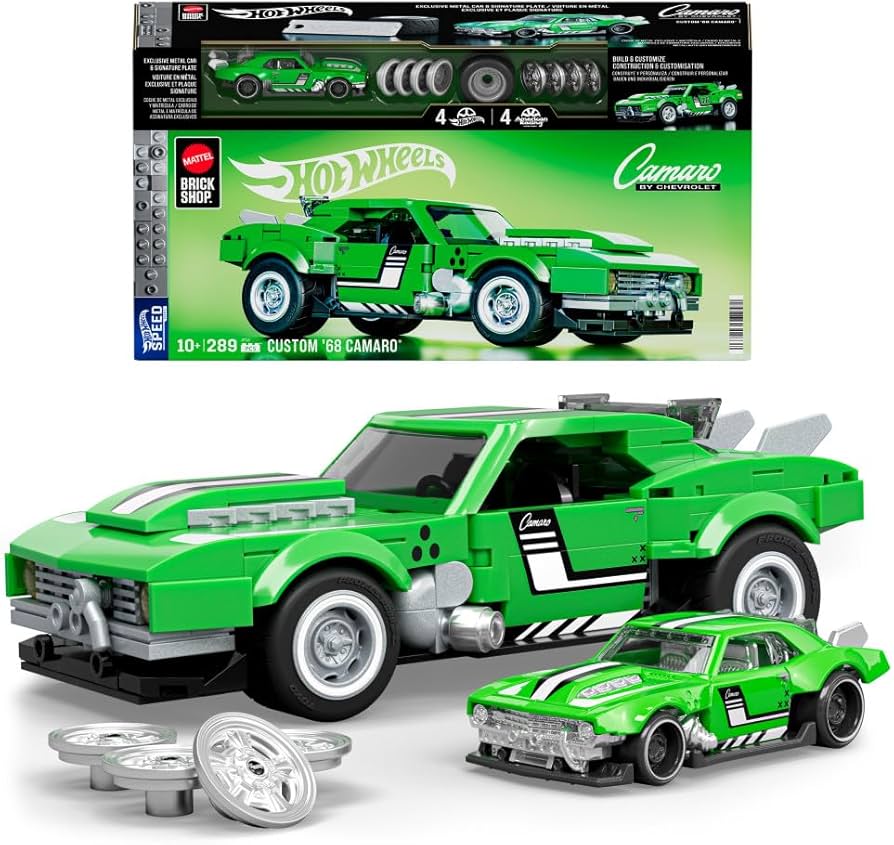 Mattel Brick Shop Hot Wheels Elite '68 Camero