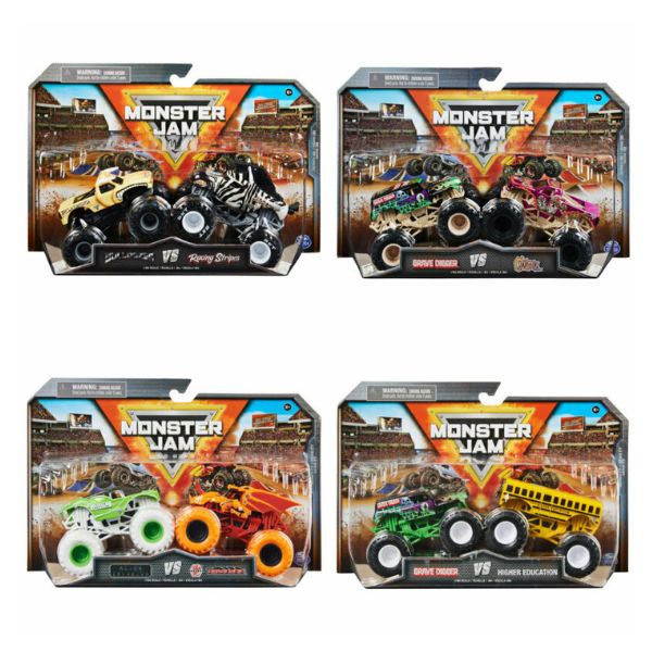 Monster Jam 1:64 Scale 2pk ass