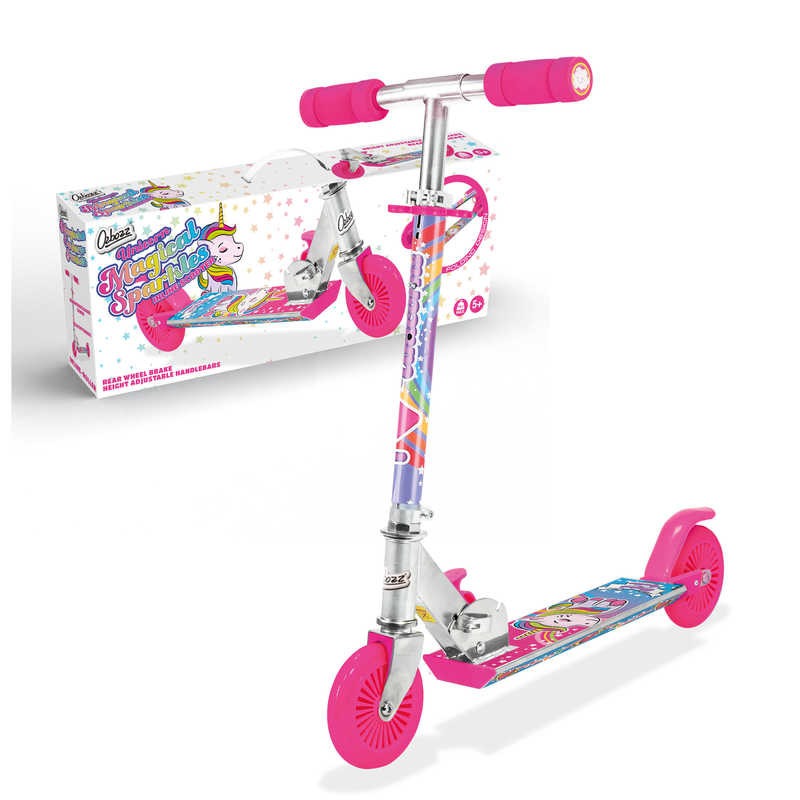 Ozbozz Unicorn Magical Sparkles Inline Scooter