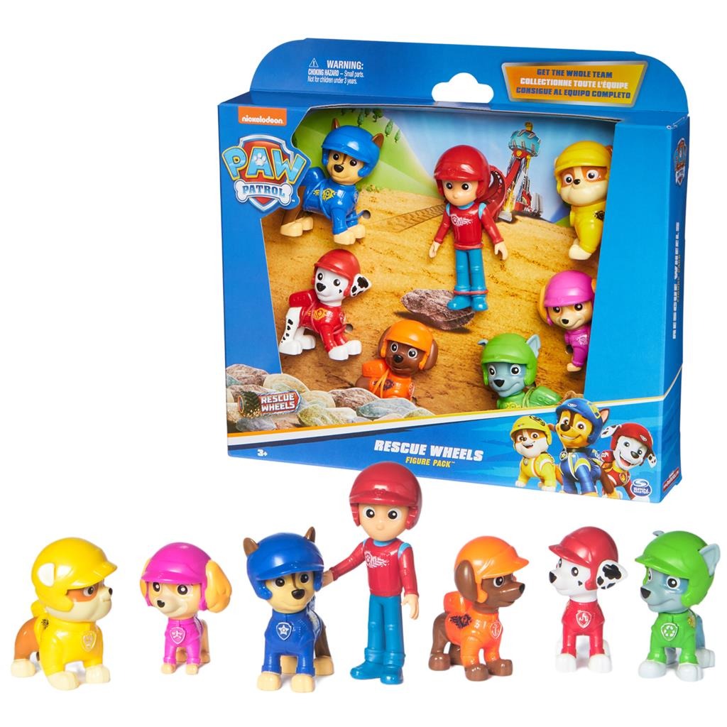 Paw Patrol Rescue Wheels 7 Figure Gift Pack