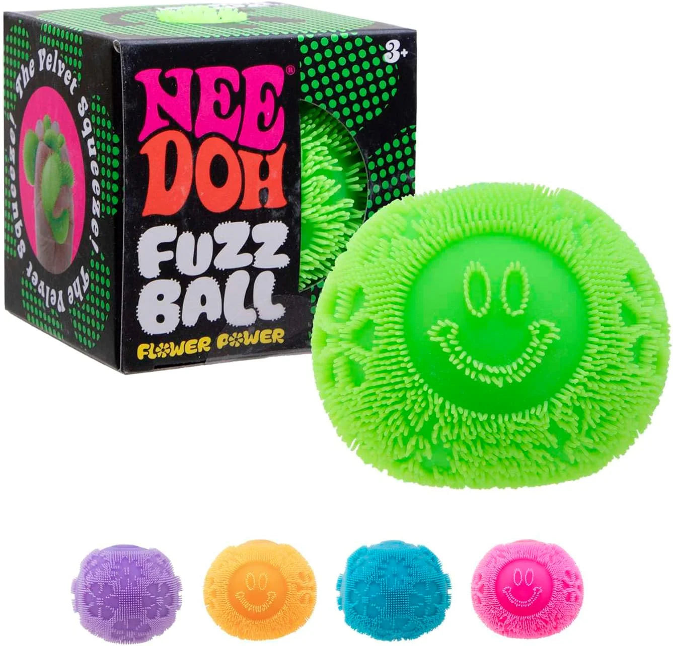 Nee Doh Flower Power Fuzz Ball