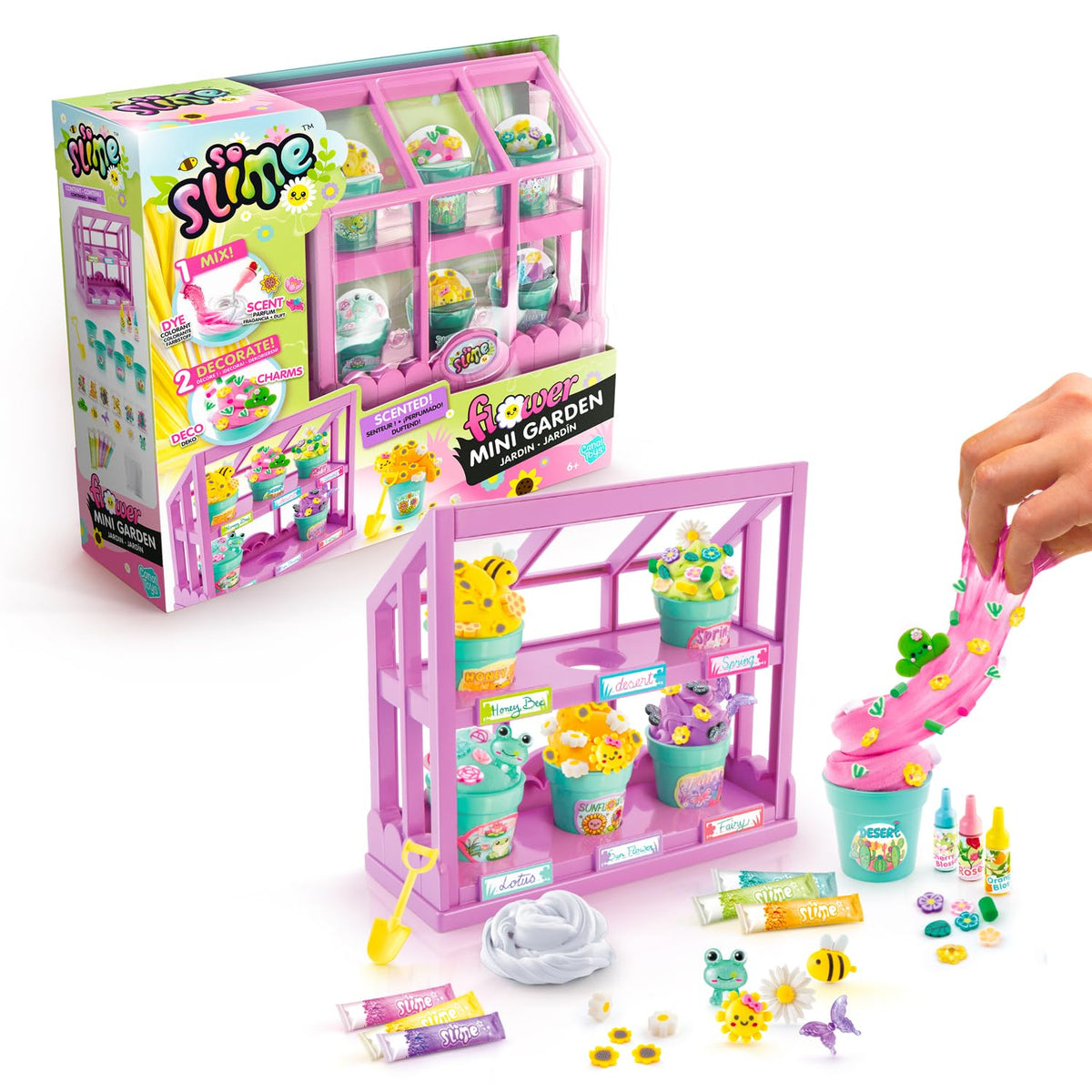 So Slime Flower Mini Garden
