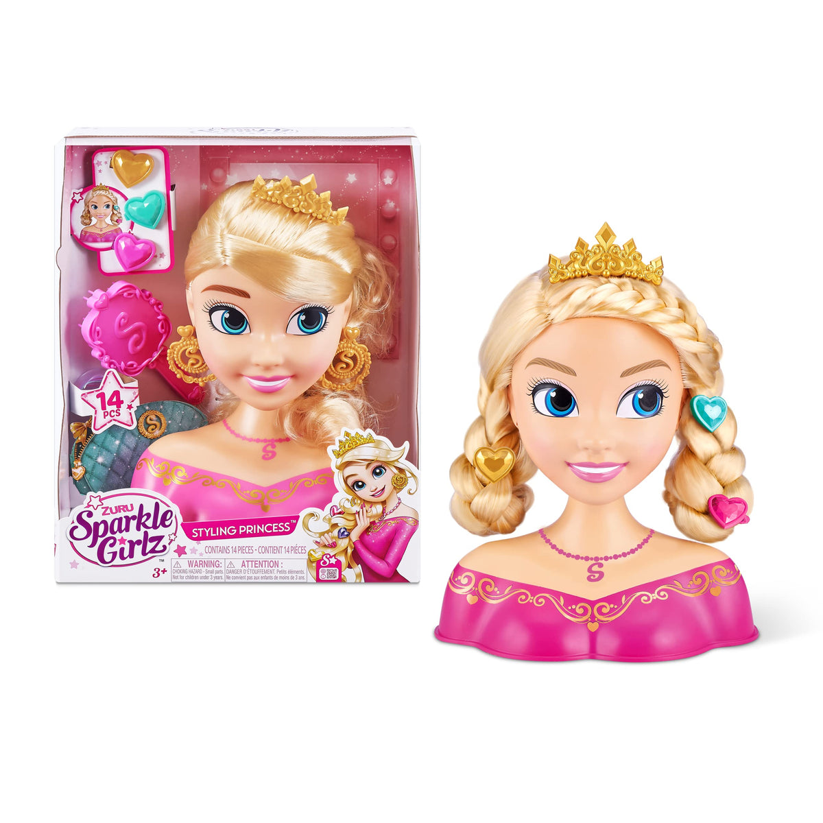 Sparkle Girlz Styling Princess Head