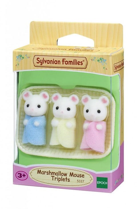 SYLV Marshmallow Mouse Triplet