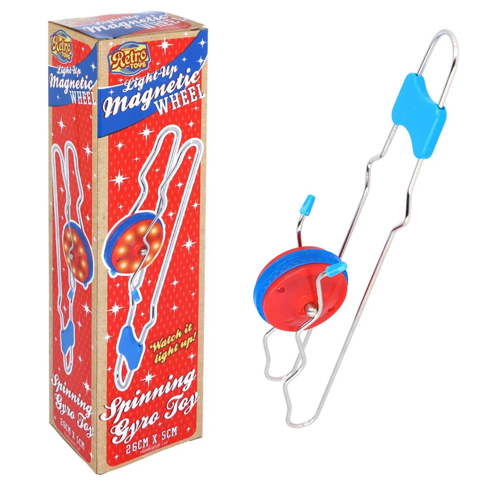 Magnetic Wheel Spinning Gyro Light Up