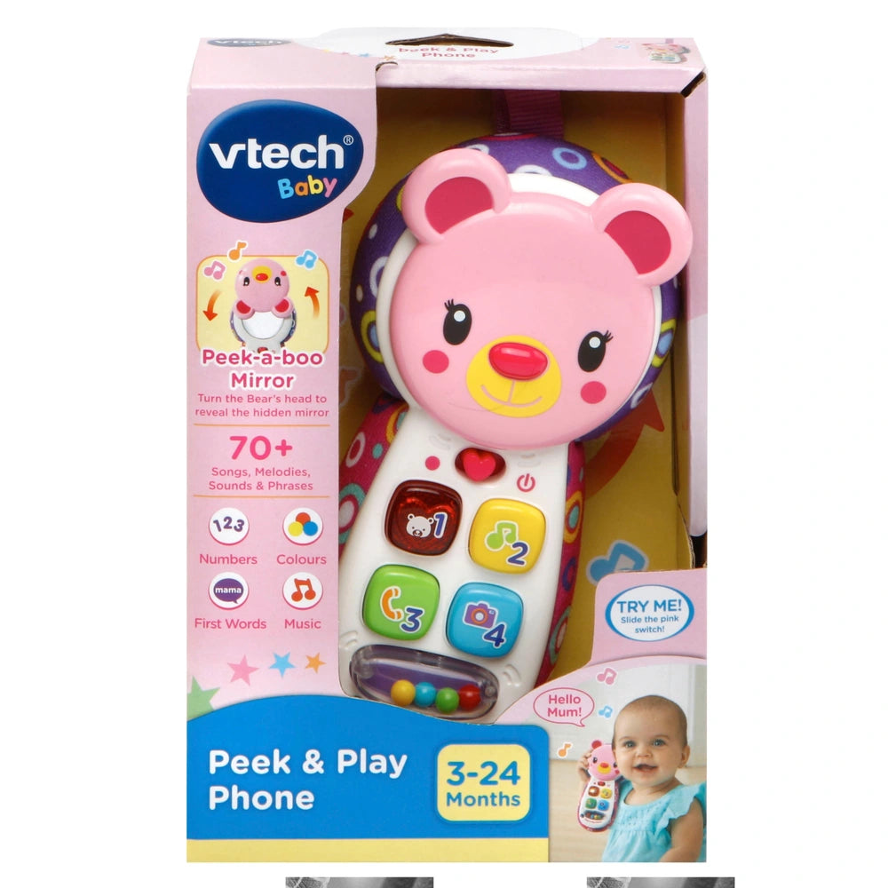 VTech Baby Peek & Play Phone Pink