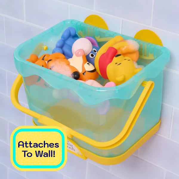 Winnie the Pooh Bath Caddy with 5 Bath Figures