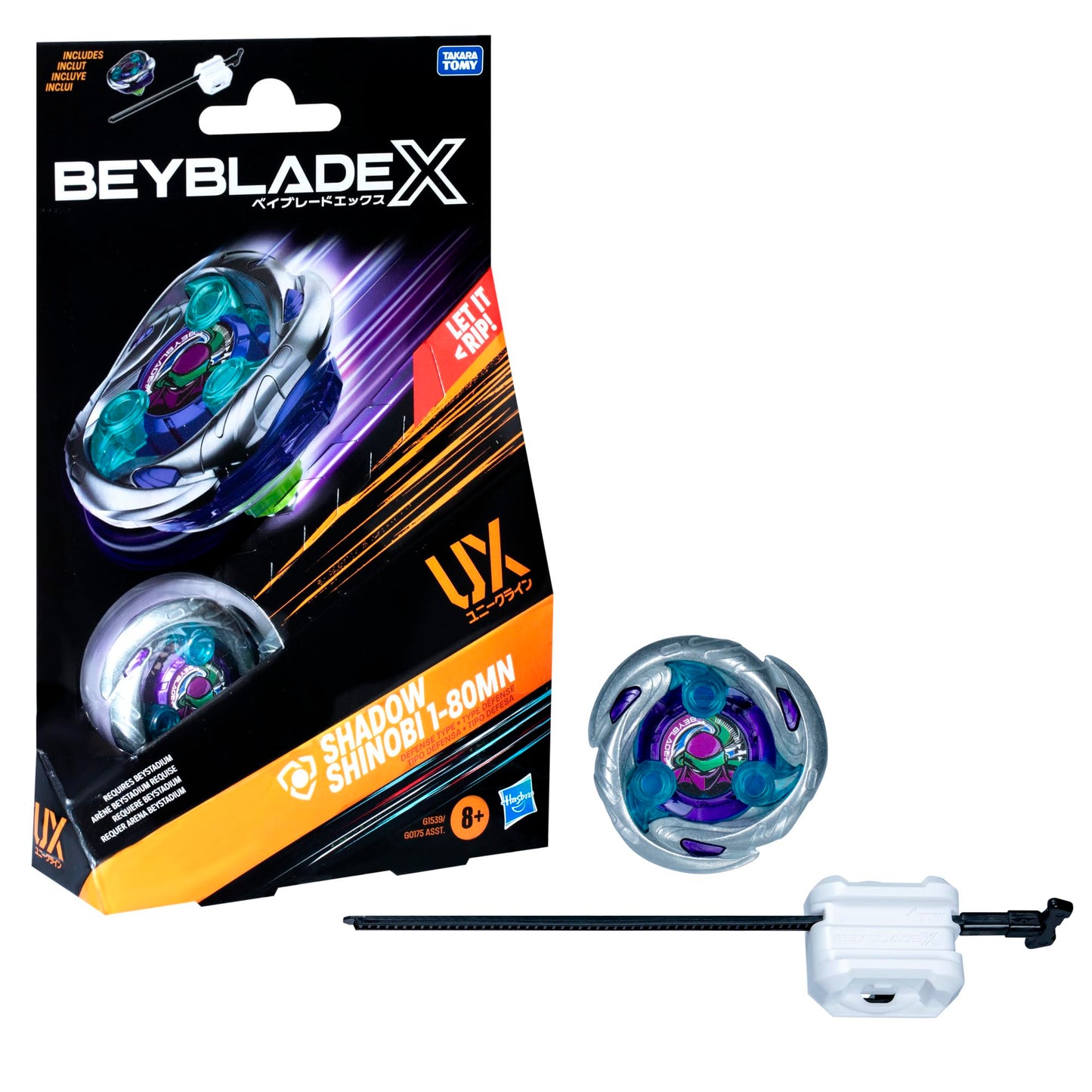BeyBlade X UX Starter Pack (Top & Launcher Included) Assorted