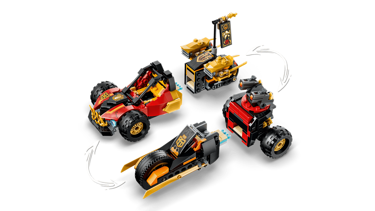 LEGO Ninjago - Kai and Coles Combiner Vehicles - 71864