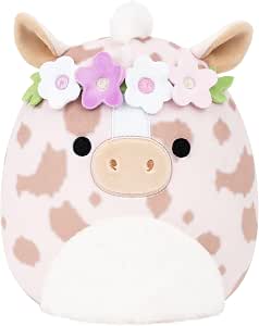 Squishmallow 7.5" Charla - Brown and White horse with Floral Crown