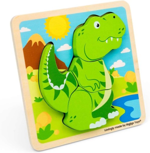 BigJigs Chunky Lift Out Puzzle T-Rex