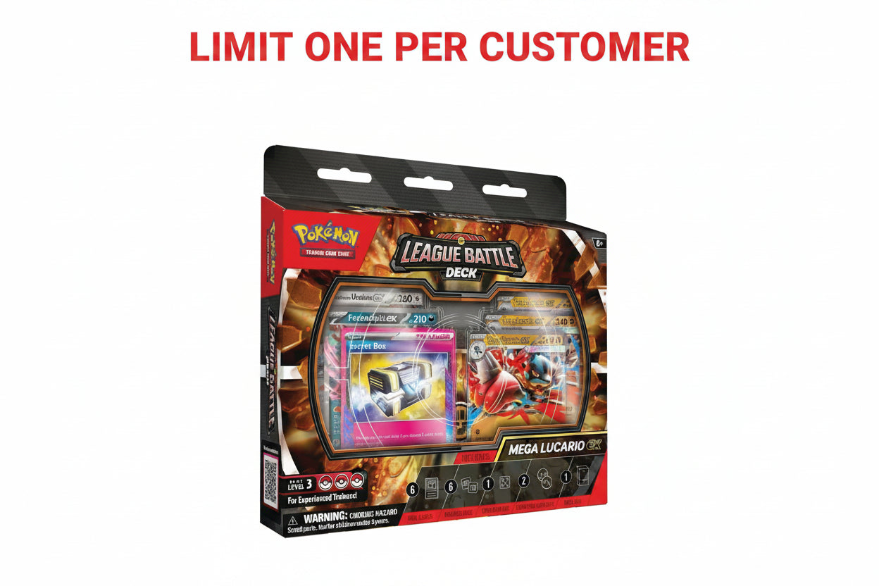 Pokemon TCG Mega Lucario ex League Battle Decks