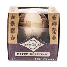 True Genius Aztec Sun Stories - Wood Brainteaser Puzzle