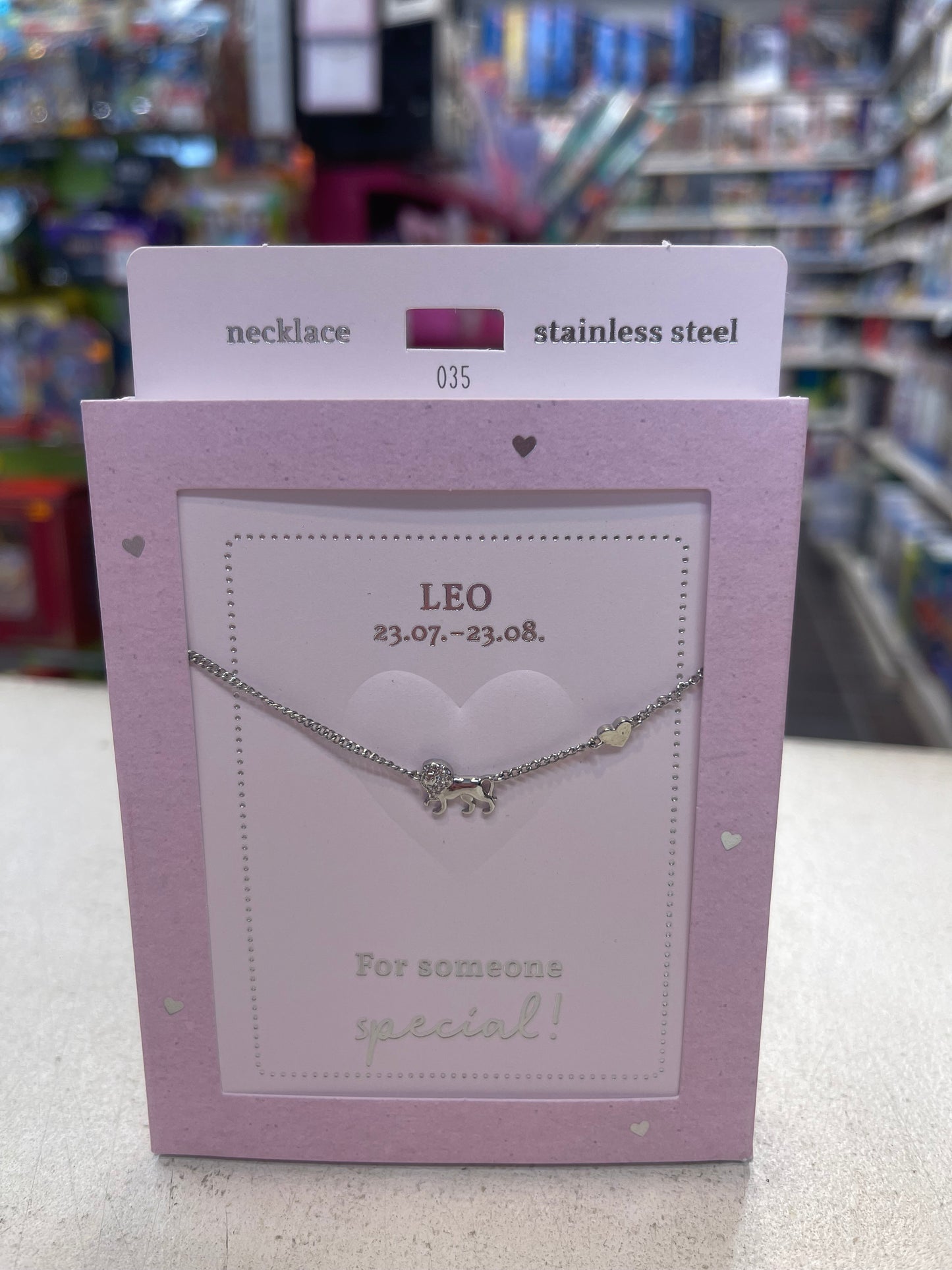 Heart of Gold Necklace - For Someone Special - Leo - 035