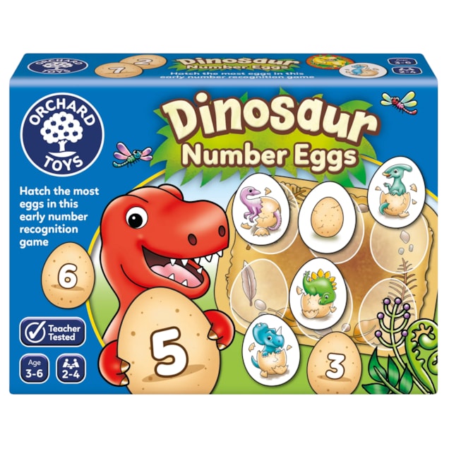 Dinosaur Number Eggs