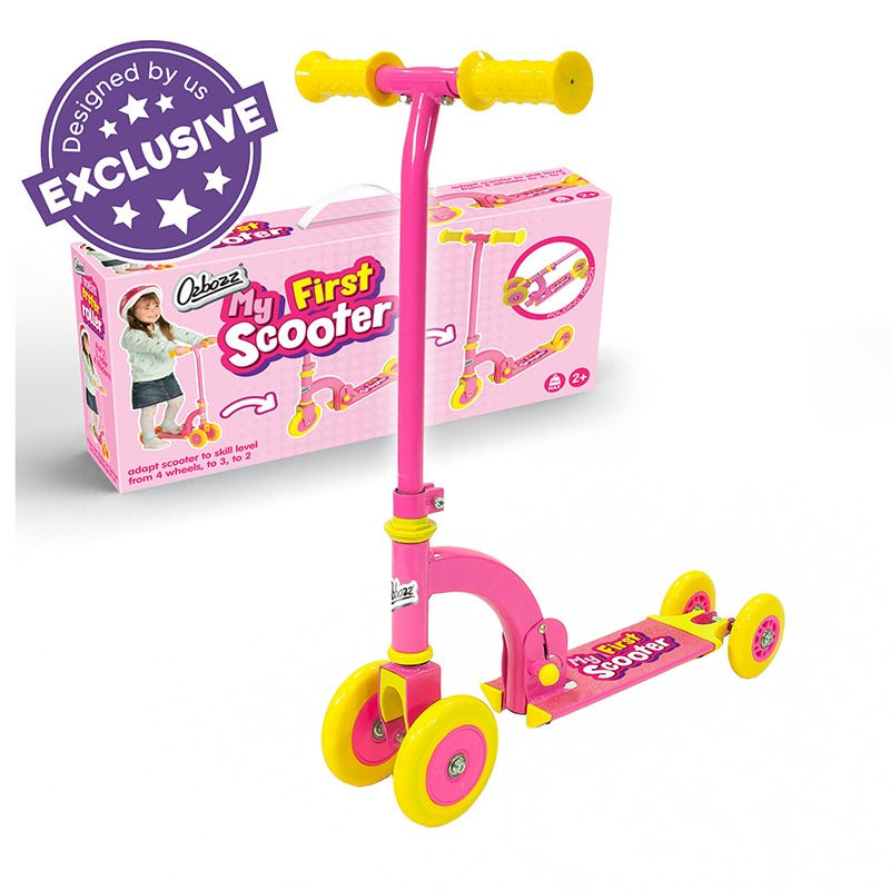 Ozbozz My First Scooter Folding Pink