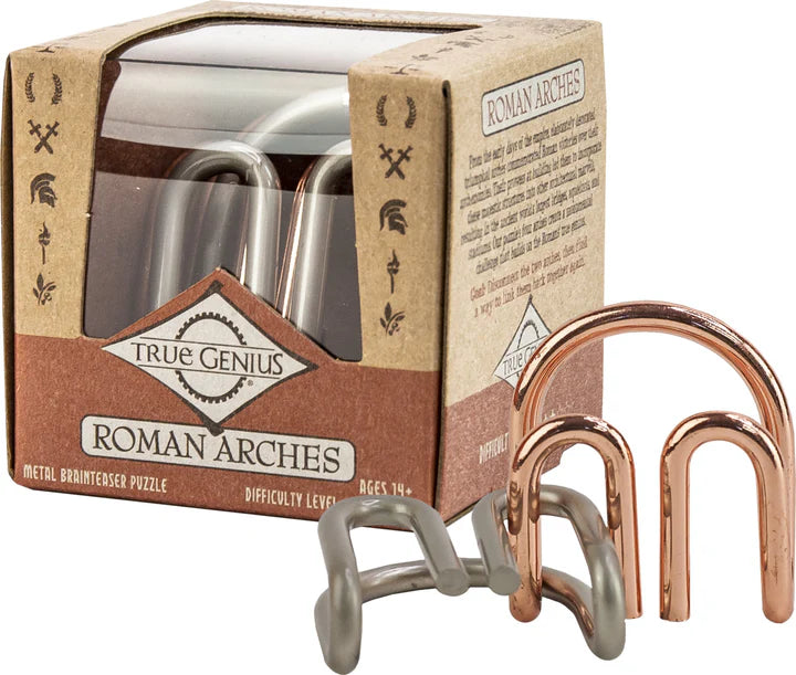 True Genius Roman Arches - Metal Brainteaser Puzzle