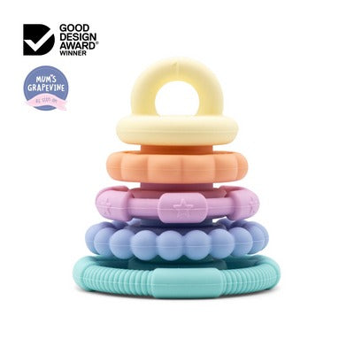 Jellystone Silicone Rainbow Stacker Pastel