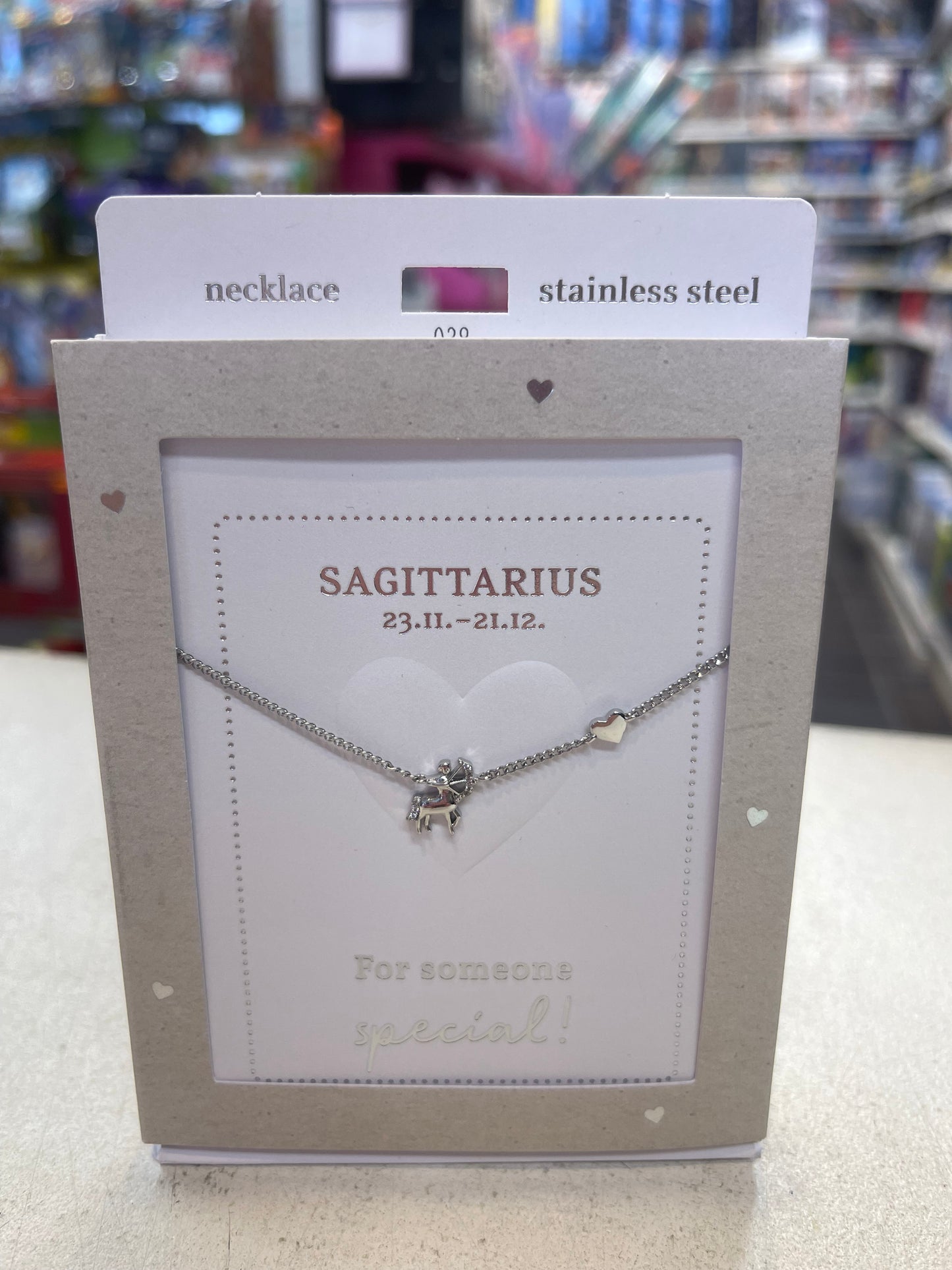 Heart of Gold Necklace - For Someone Special Sagittarius - 039