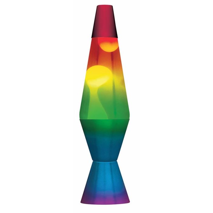 The Original Lava Brand - Classic Lava Lamp - Rainbow 14.5inch