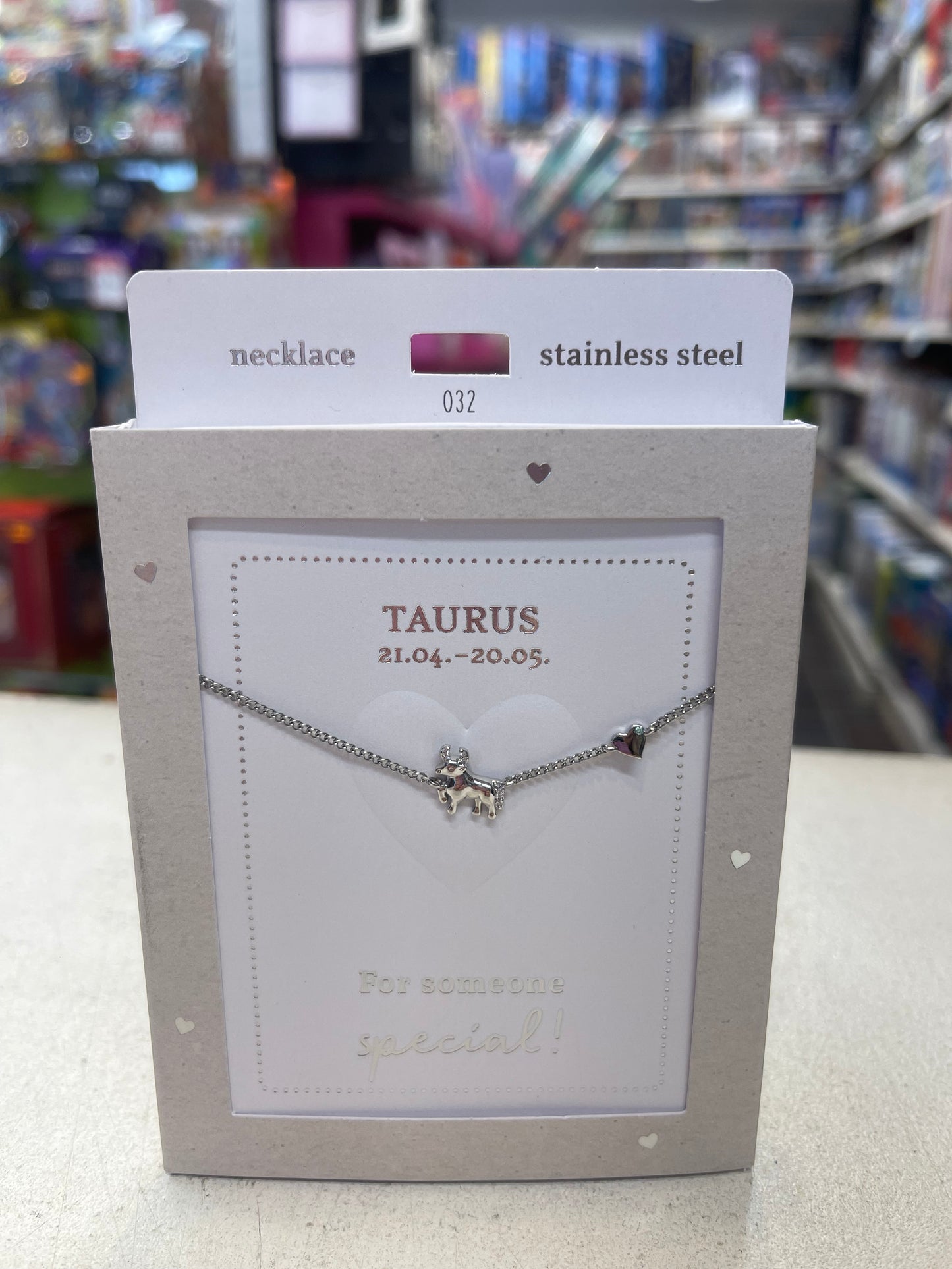 Heart of Gold Necklace - For Someone Special Taurus - 032
