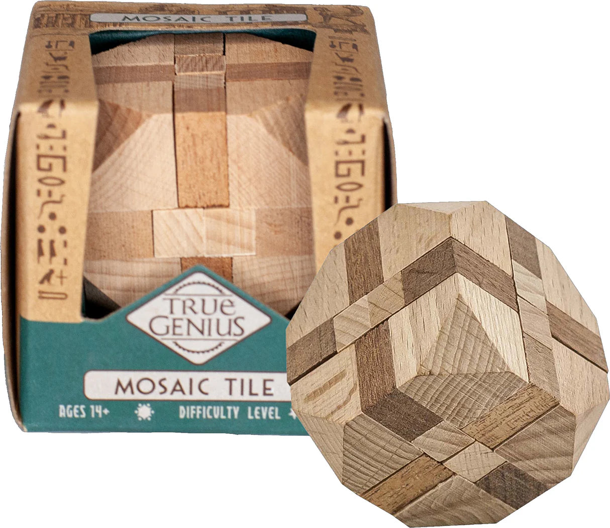 True Genius Mosaic Tile - Wood Brainteaser Puzzle