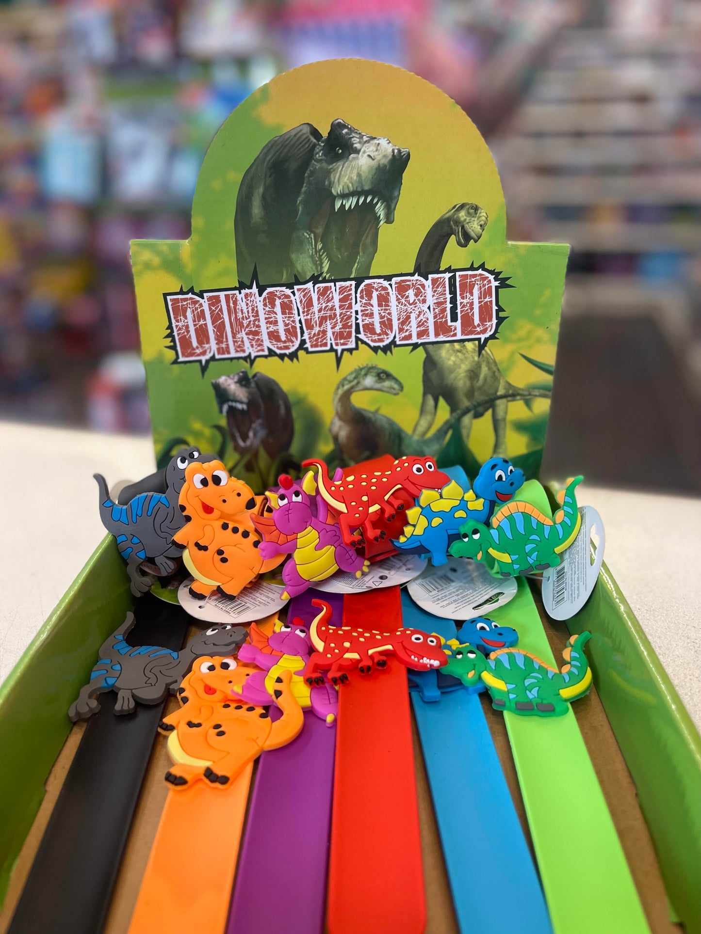 Dinoworld Folding Bracelet Dinosaur 6 Asst