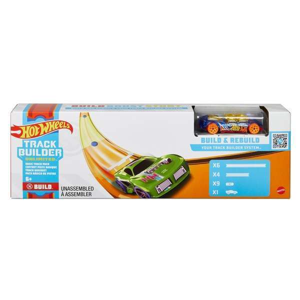Hot Wheels Track Builder Unlimited Basic Track Pack Set