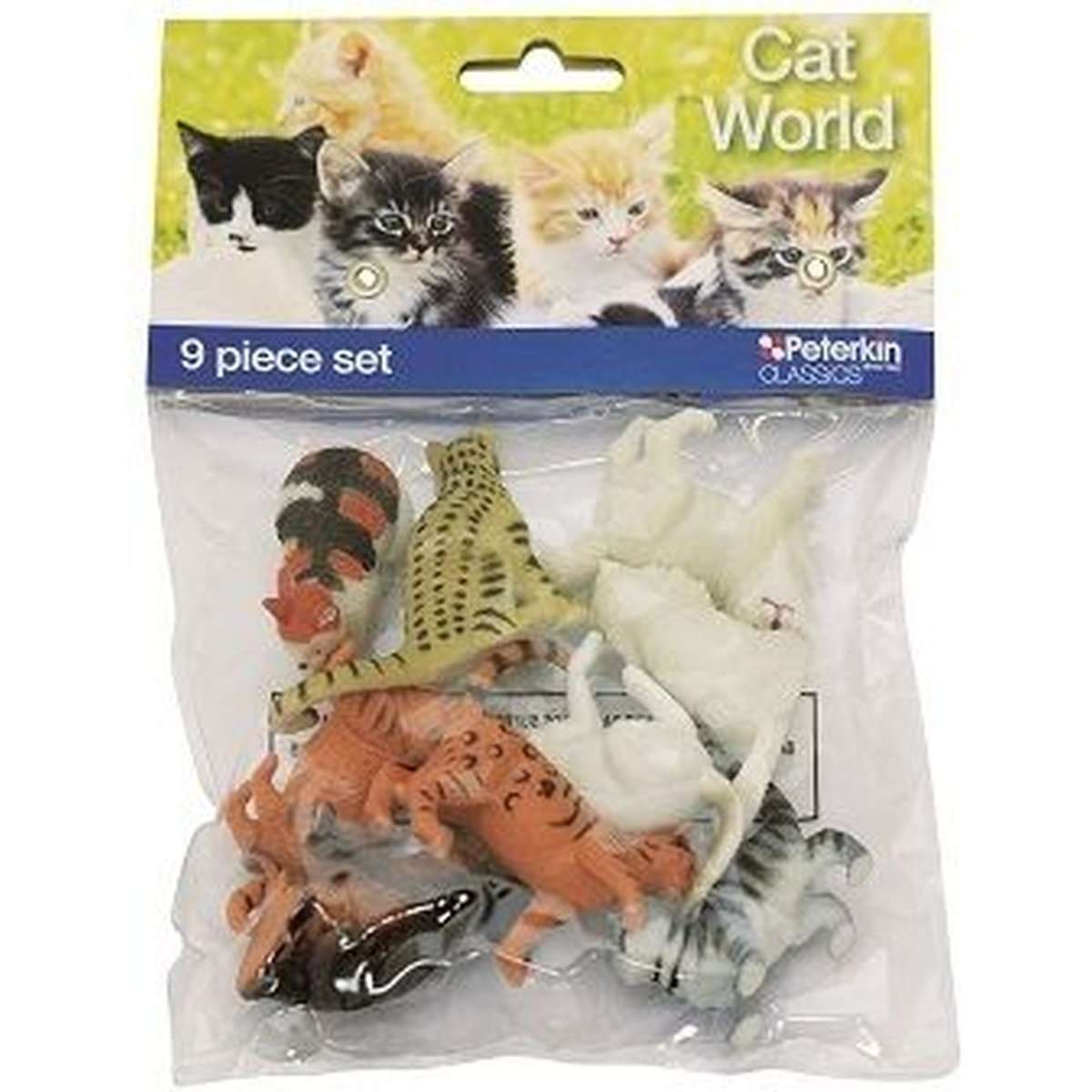Cat World Figures 9pk