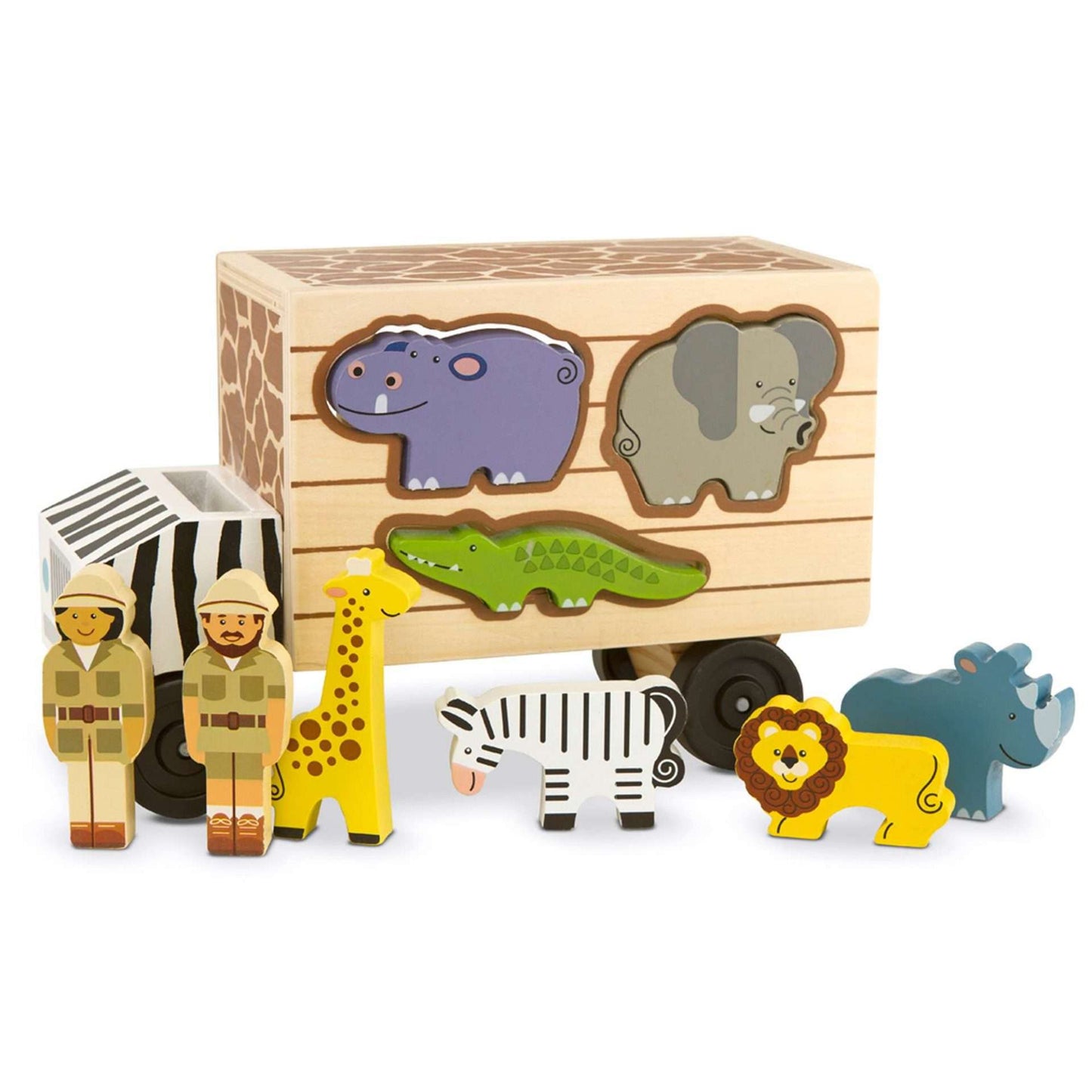 Melissa and Doug Safari Rescue Shape-Sorting Truck