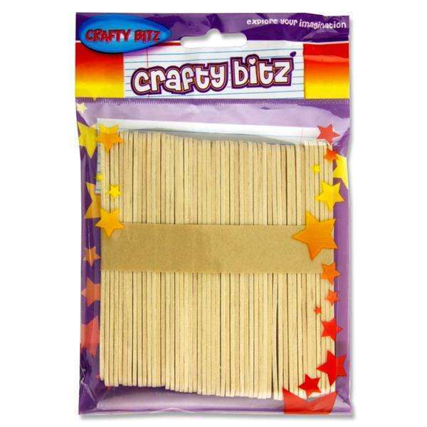 Lollipop Sticks Natural 50pk