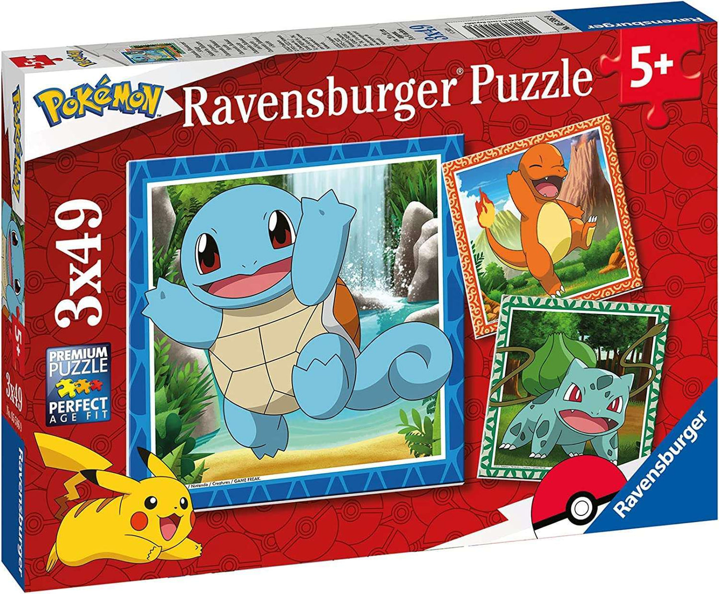 Pokemon - 3x49pc - Ravensburger 5586