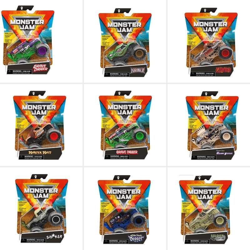 Monster Jam - 1:64 Trucks Assorted