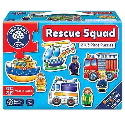 Rescue Squad 2-3pc Jigsaw - Orchard Toys