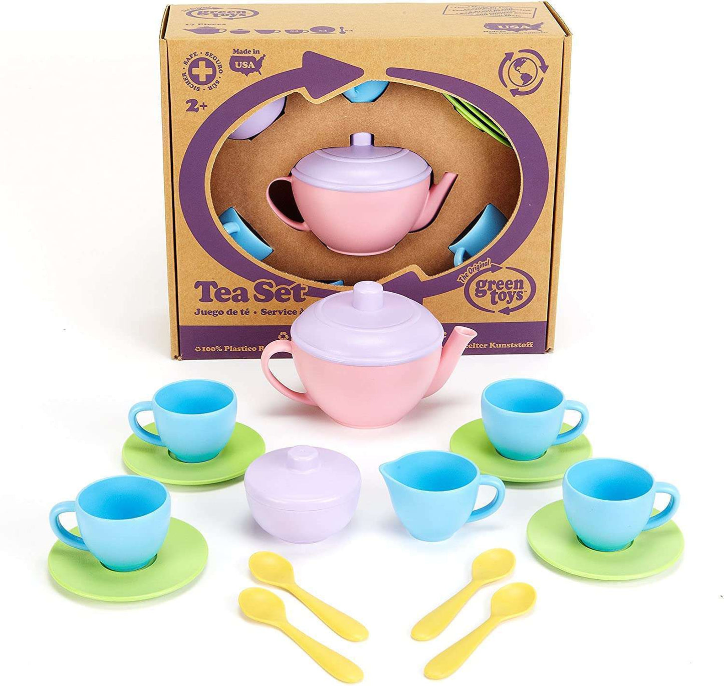 Green Toys Tea Set Pastel