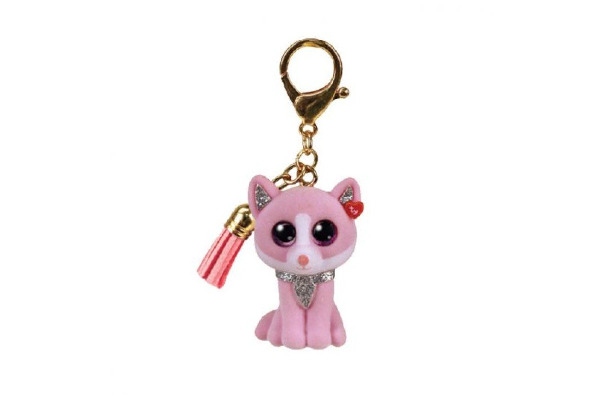 Fiona - Cat - Mini Boo Key Ring Clip - 25065