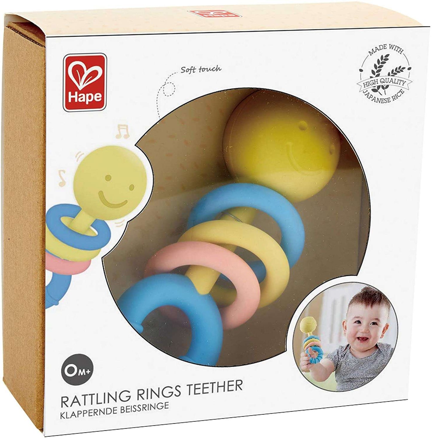 Hape Rattling Rings Teether