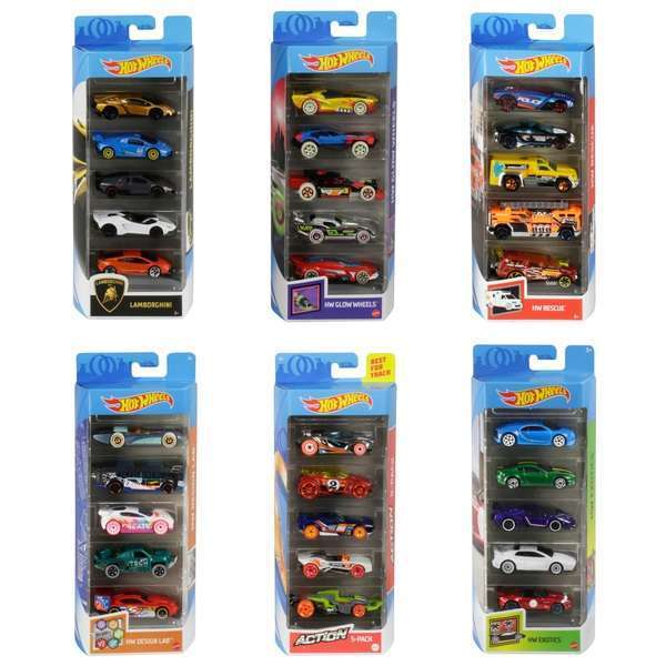 Hot Wheels 5 Pack Gift Set