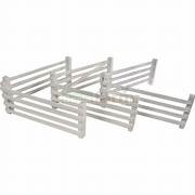 White Fences 4pk 1:24 Scale