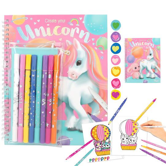 Ylvi Colouring Book with Pen Set