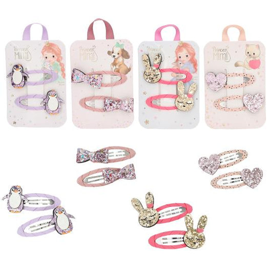 Princess Mimi Hair Clips Glitter
