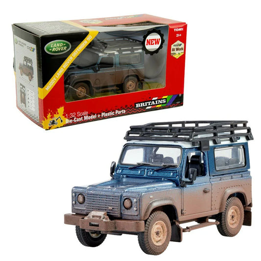 Britains Muddy Land Rover Defender 90 1:32 Scale