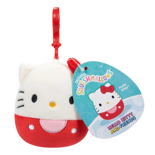 Squishmallows Clip-On 3.5 Inch Hello Kitty