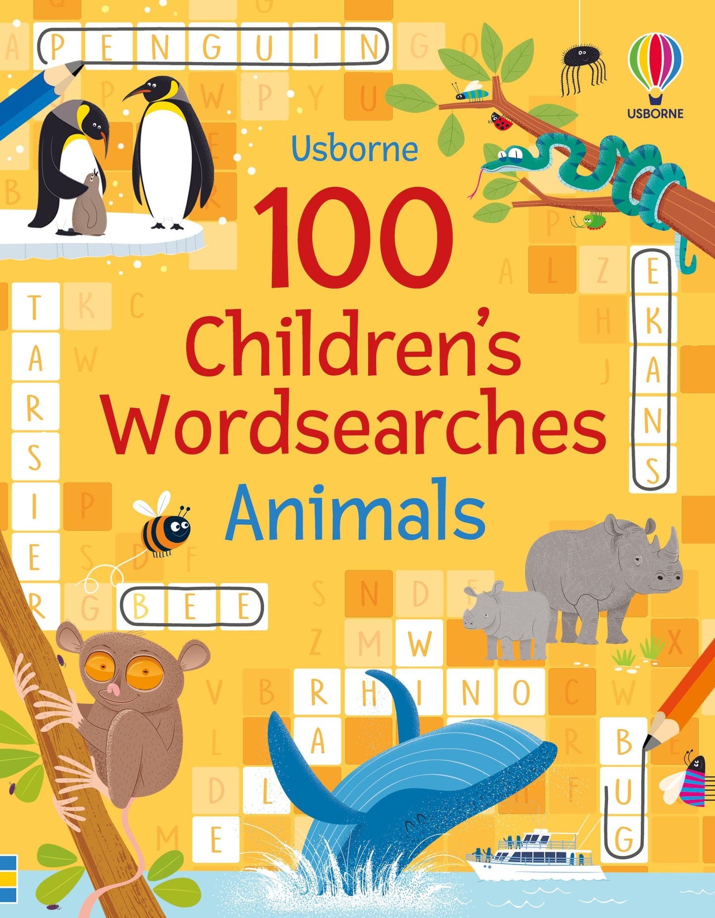 Usborne 100 Childrens Wordsearches: Animals