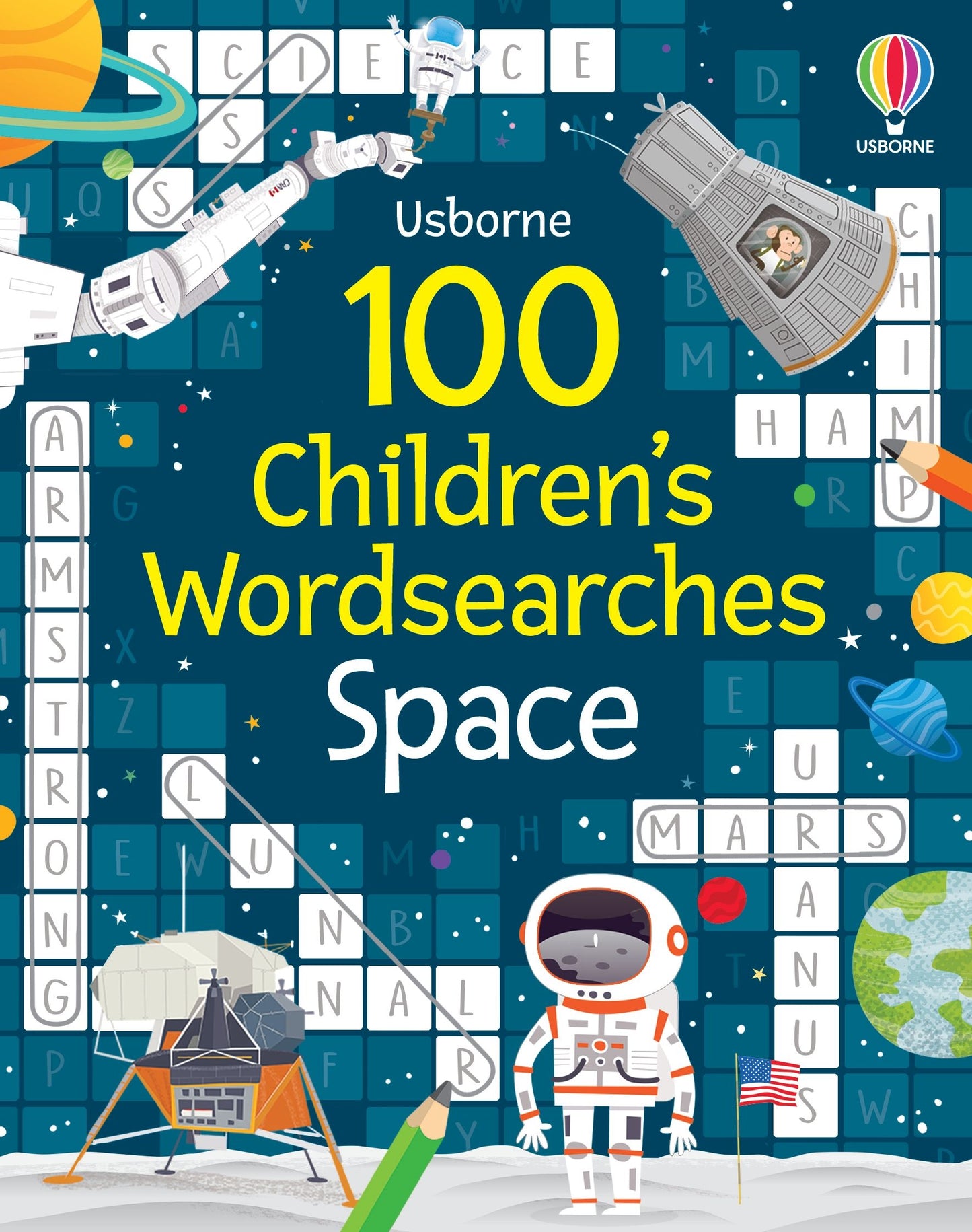 Usborne 100 Childrens Wordsearches: Space