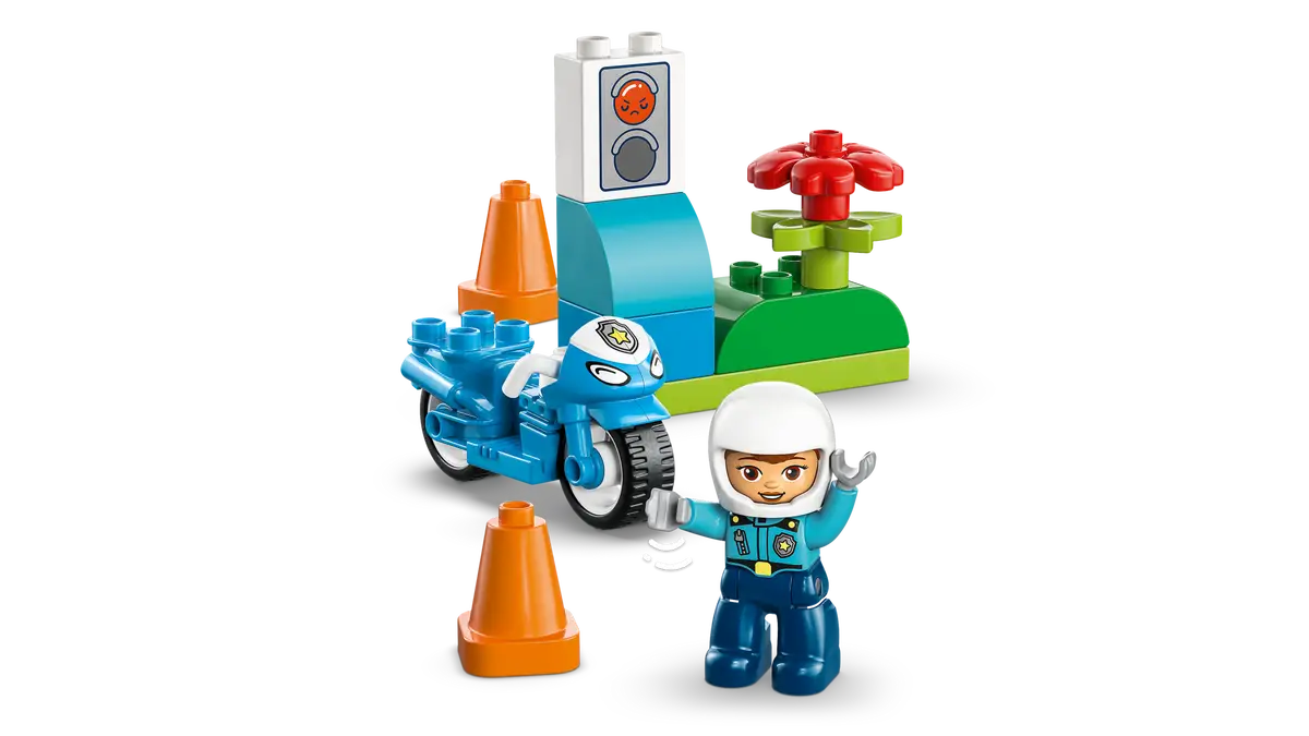 LEGO DUPLO - Blue Police Motorcycle - 10471