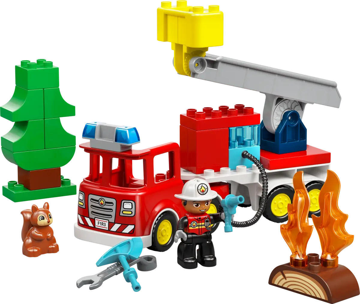 LEGO DUPLO - Fire Truck with Hose and Firefighter - 10473