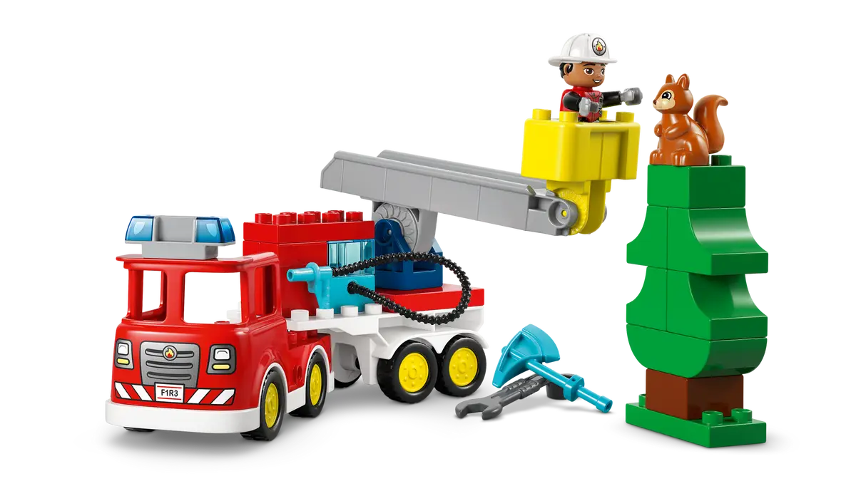 LEGO DUPLO - Fire Truck with Hose and Firefighter - 10473