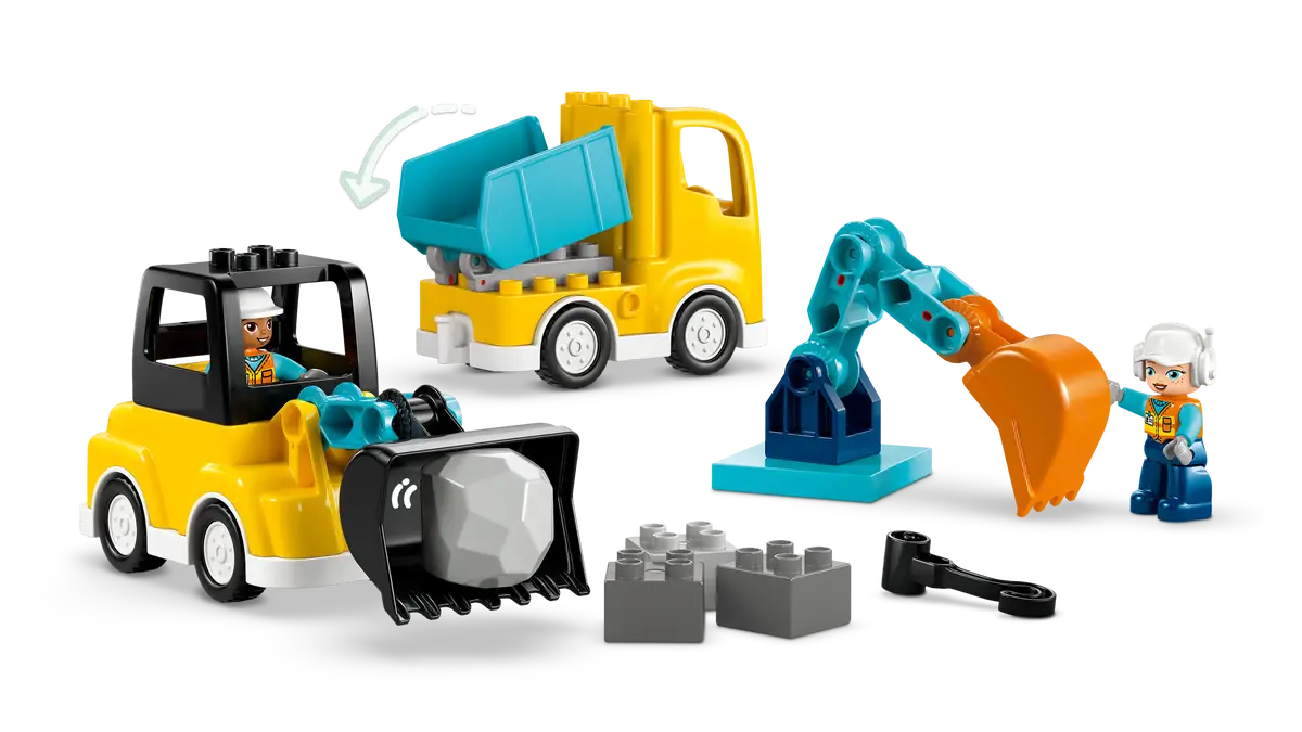 LEGO DUPLO - 3 in 1 Construction Vehicles - 10475